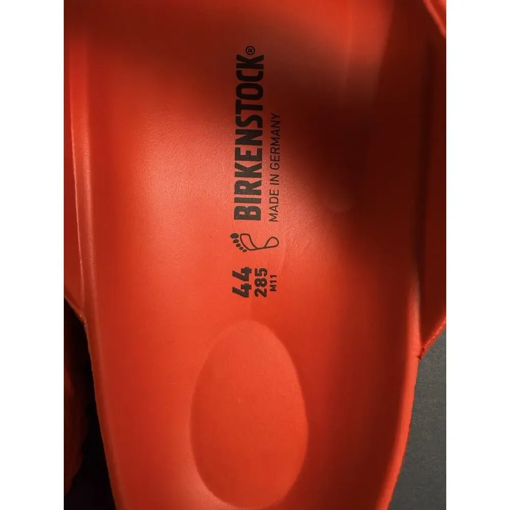 Birkenstock Arizona Essentials Men’s 11 US 44 EU Active Red EVA Sandals New